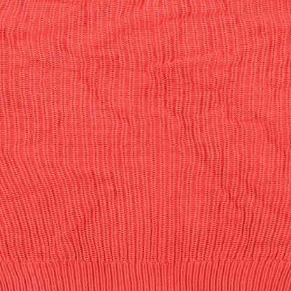 Womens UK Size M Marks and Spencer Red Pullover Jumper