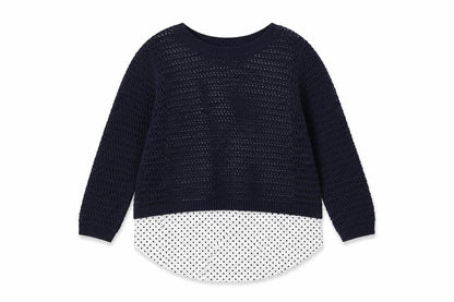 Womens UK Size 10 TU Blue Pullover Jumper