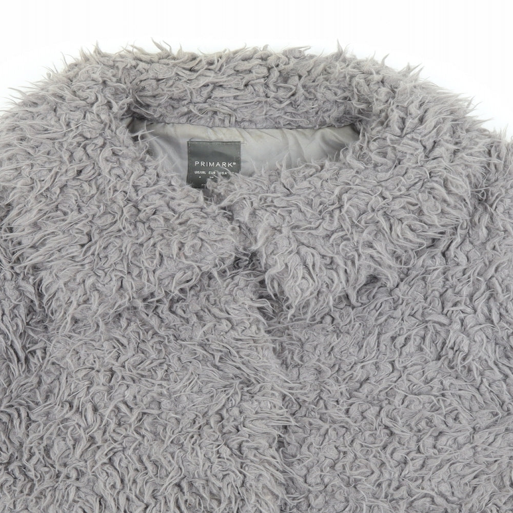 Primark Womens Purple   Jacket  Size 6  Snap