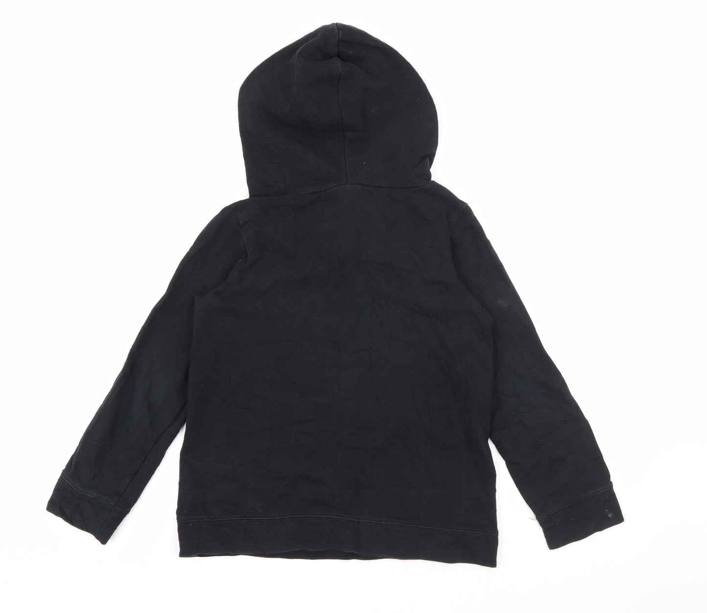 Coccodrillo Girls Black  Cotton Pullover Hoodie Size 11 Years  Zip