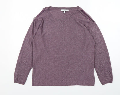 Womens UK Size S NEXT Purple Pullover Jumper