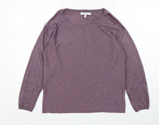 Womens UK Size S NEXT Purple Pullover Jumper