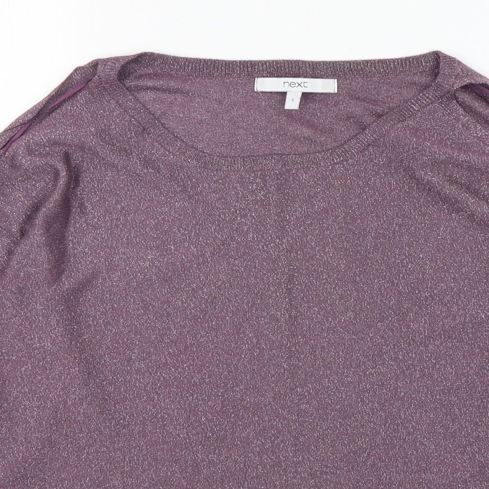 Womens UK Size S NEXT Purple Pullover Jumper