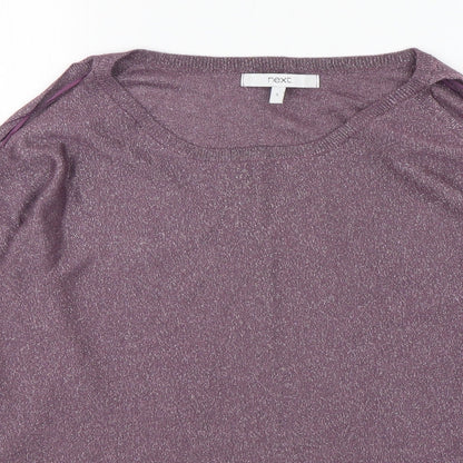 Womens UK Size S NEXT Purple Pullover Jumper