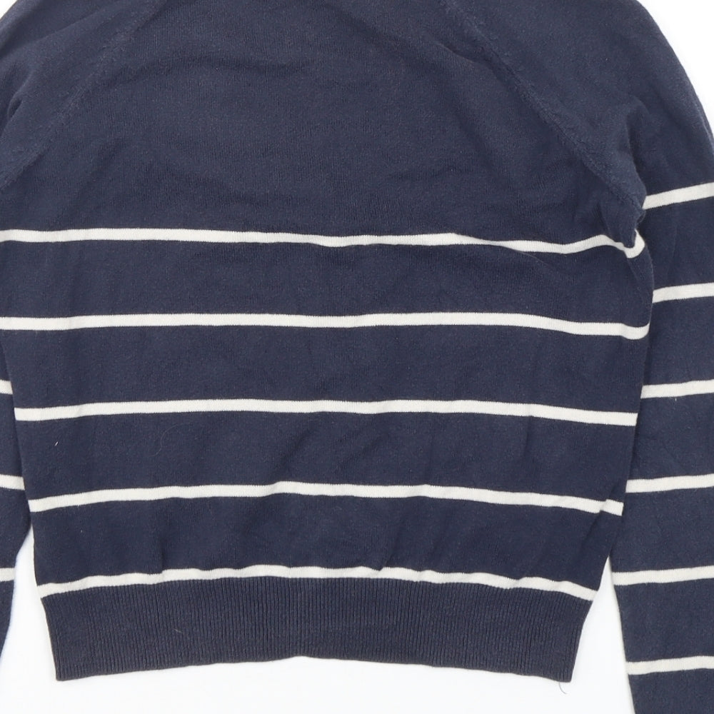 Womens UK Size S H&M Blue Cardigan Jumper