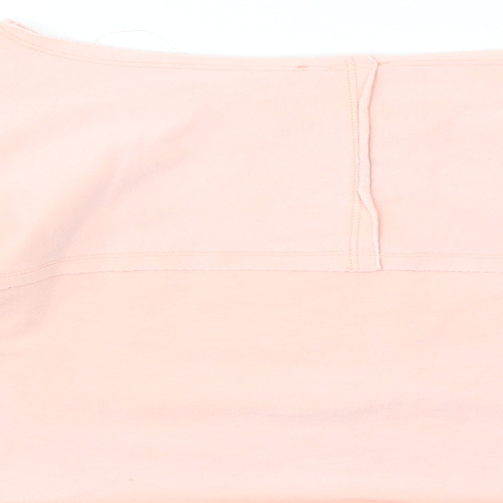 River Island Girls Pink  Cotton Pullover Sweatshirt Size 5-6 Years  Pullover - California