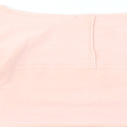 River Island Girls Pink  Cotton Pullover Sweatshirt Size 5-6 Years  Pullover - California