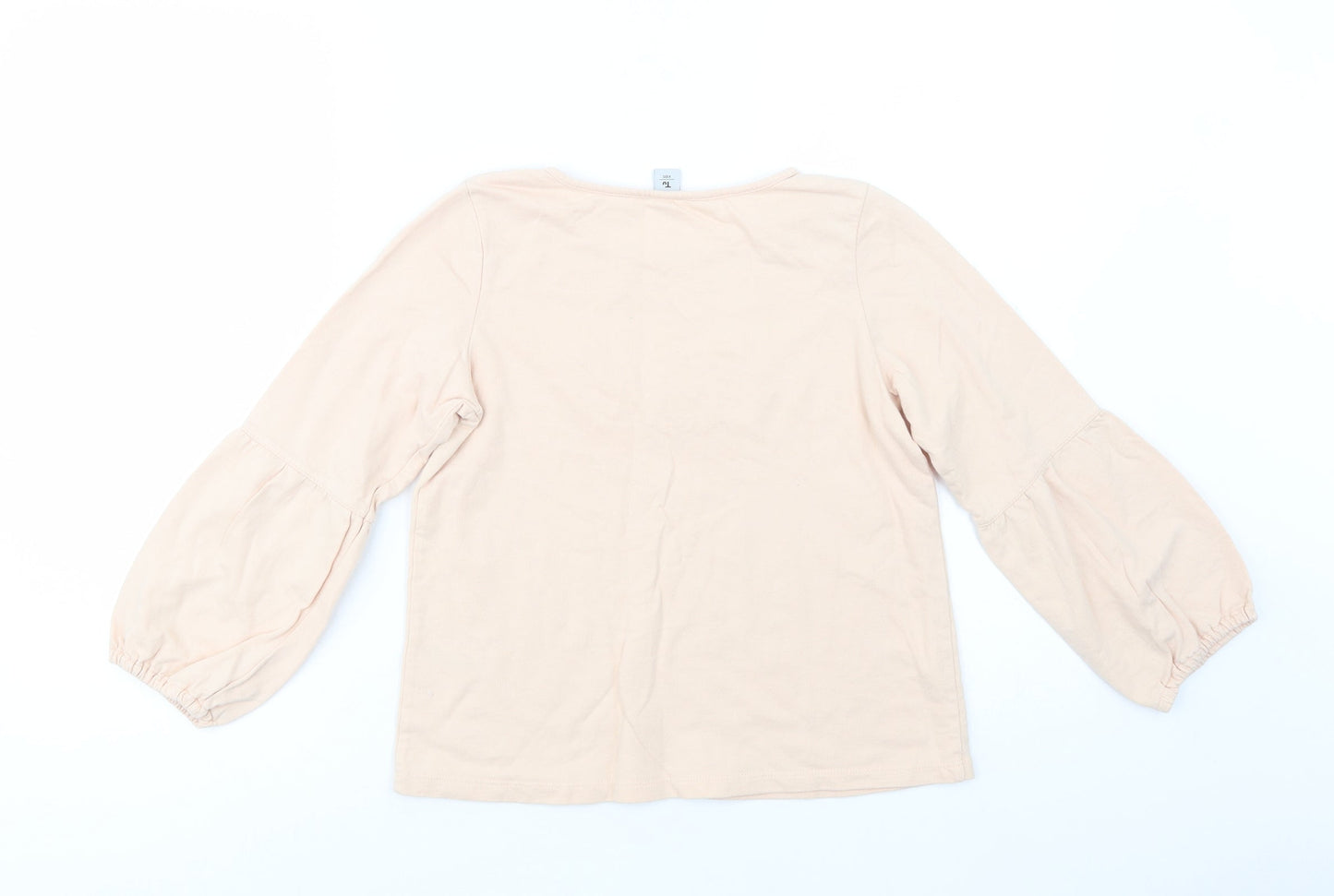 TU Girls Pink  Cotton Pullover Sweatshirt Size 8 Years  Pullover - Love