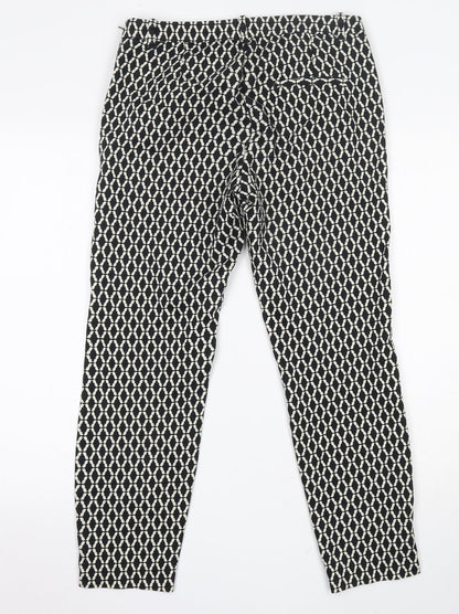 Womens UK Size 10 H&M Regular Fit  Black Trousers
