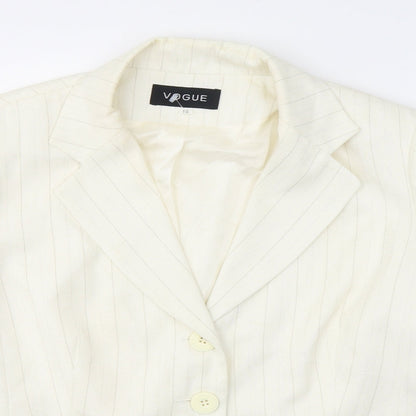 Womens UK Size 16 Vogue Ivory Jacket