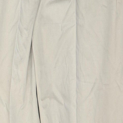 Dunnes Stores Mens Beige  Cotton Trousers  Size XL L33 in Regular Button