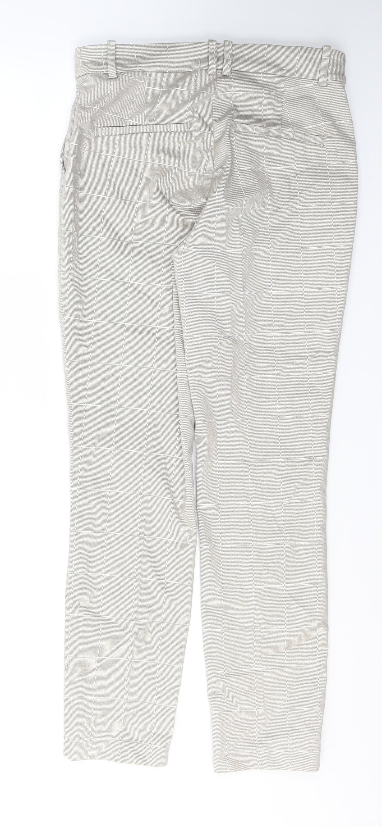 Womens UK Size 10 H&M Regular Fit  Grey Trousers