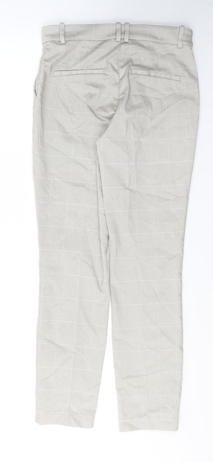 Womens UK Size 10 H&M Regular Fit  Grey Trousers