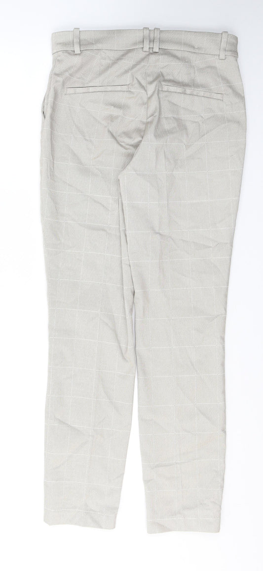 Womens UK Size 10 H&M Regular Fit  Grey Trousers