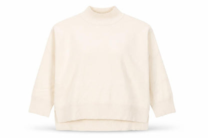 Front view of Primark women’s ivory polyester pullover sweatshirt, size S, pullover