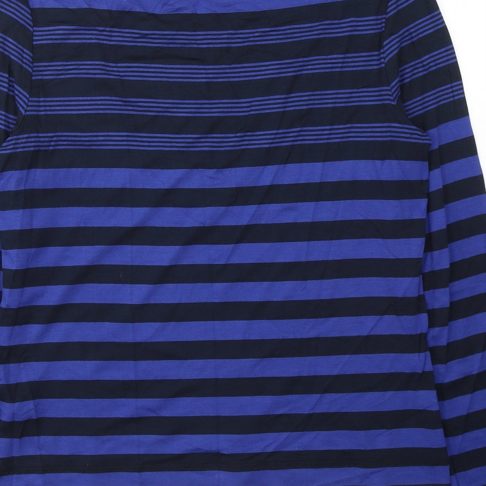 Womens UK Size 12 Betty Barclay Blue Basic Blouse