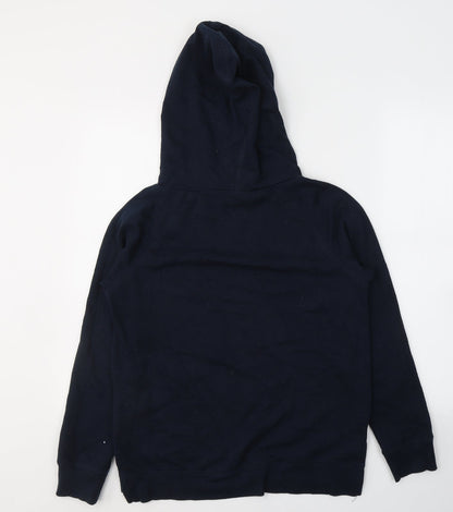 New Look Womens Blue  Cotton Pullover Sweatshirt Size 8  Pullover