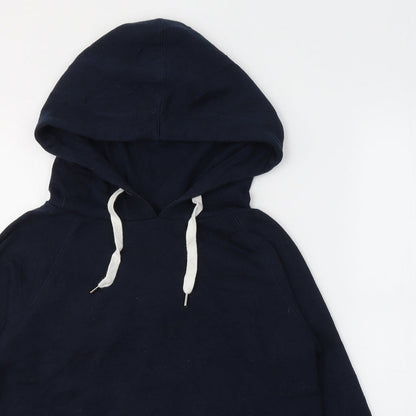 New Look Womens Blue  Cotton Pullover Sweatshirt Size 8  Pullover