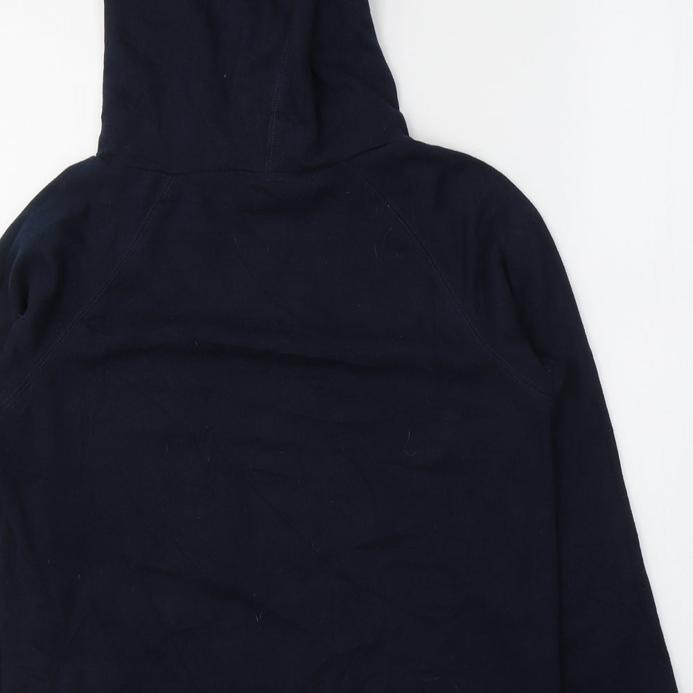 New Look Womens Blue  Cotton Pullover Sweatshirt Size 8  Pullover