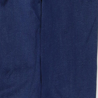 River Island Womens Blue  Lyocell Skinny Jeans Size 8 L28 in Regular Button