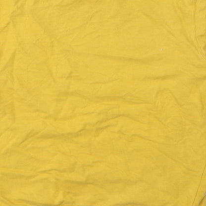Mens UK Size S H&M Yellow Pullover Sweatshirt