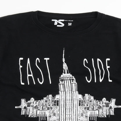 Twisted Soul Mens Black  Cotton Pullover Sweatshirt Size M   - East Side