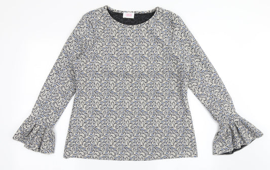 Womens UK Size XL Savida Beige Basic Blouse