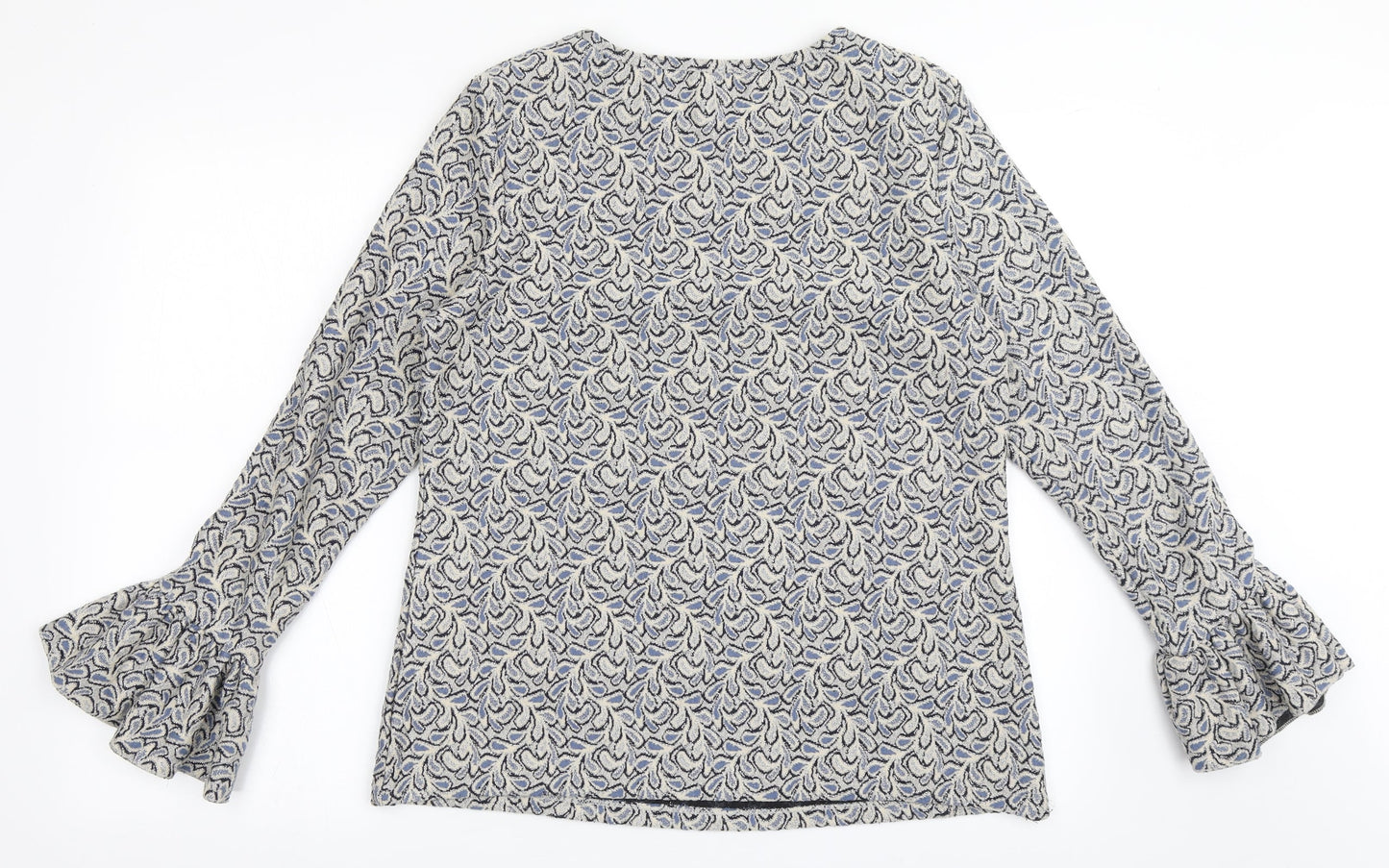 Womens UK Size XL Savida Beige Basic Blouse
