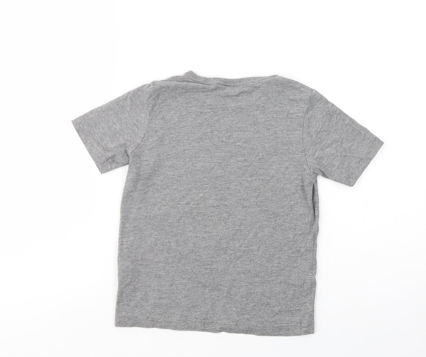 Marks Girls Grey  Cotton Pullover T-Shirt Size 4-5 Years Crew Neck Pullover - Bee Sting