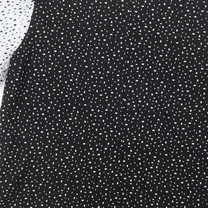 Womens UK Size 12 NEXT Black Basic Blouse