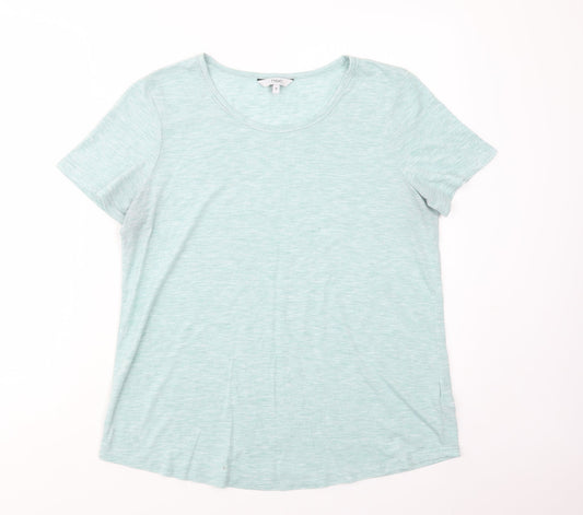 Womens UK Size 14 NEXT Green Basic T-Shirt