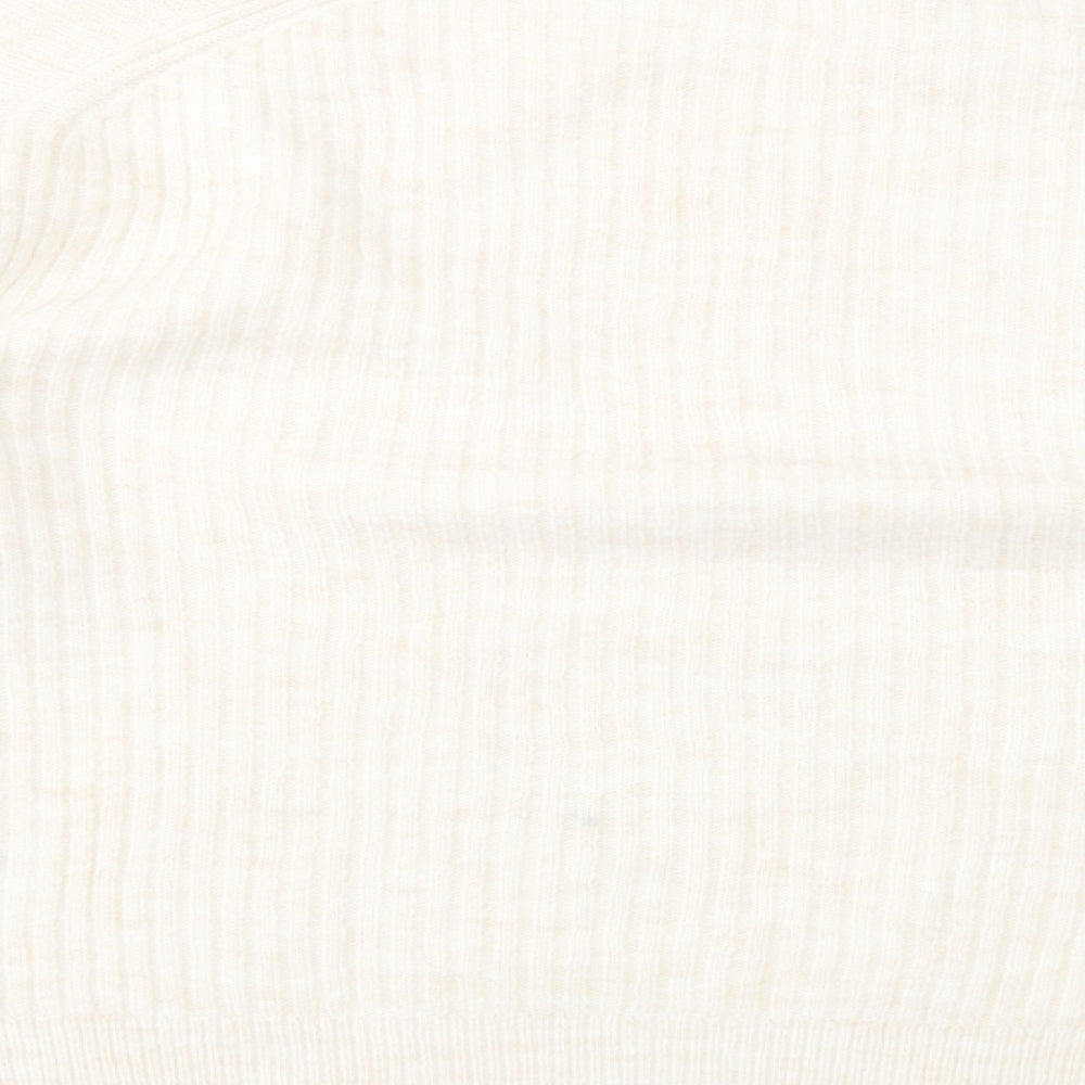 Womens UK Size M H&M Beige Pullover Jumper
