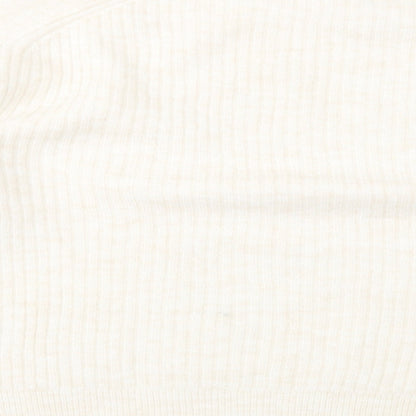Womens UK Size M H&M Beige Pullover Jumper