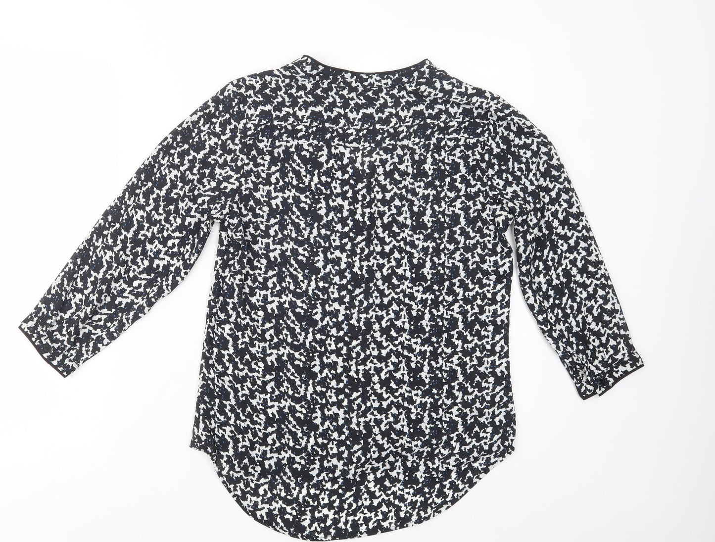 Womens UK Size 6 H&M Black Basic Blouse