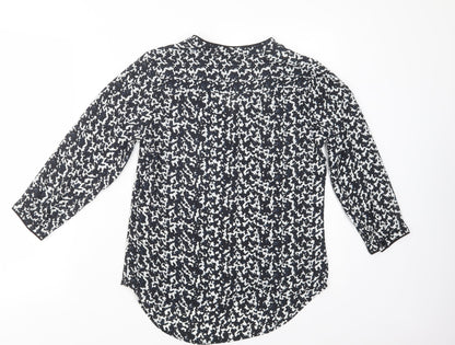 Womens UK Size 6 H&M Black Basic Blouse