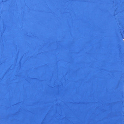 George Girls Blue  Cotton Pullover T-Shirt Size 11-12 Years Crew Neck Pullover - Future Icon