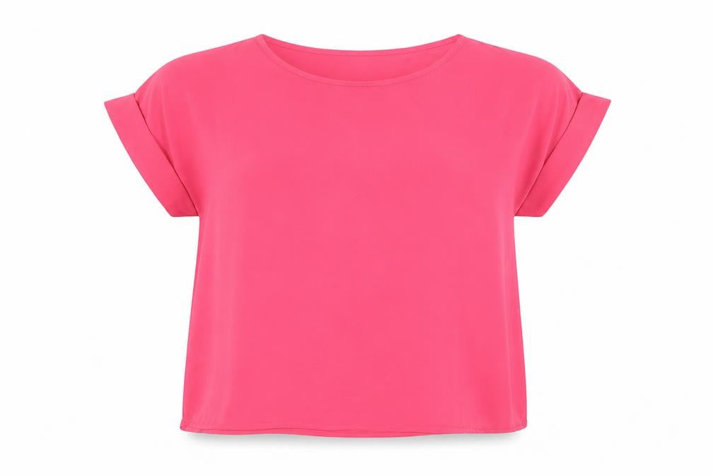 Womens UK Size M SheIn Pink Basic Blouse