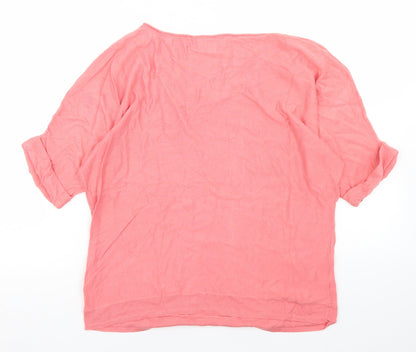 Womens UK Size M Monsoon Pink Pullover Jumper