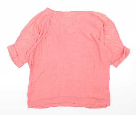 Womens UK Size M Monsoon Pink Pullover Jumper