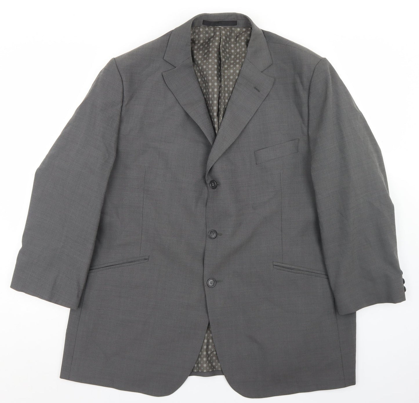 Mens UK Size 46 Marks and Spencer Regular Grey Suit Jacket