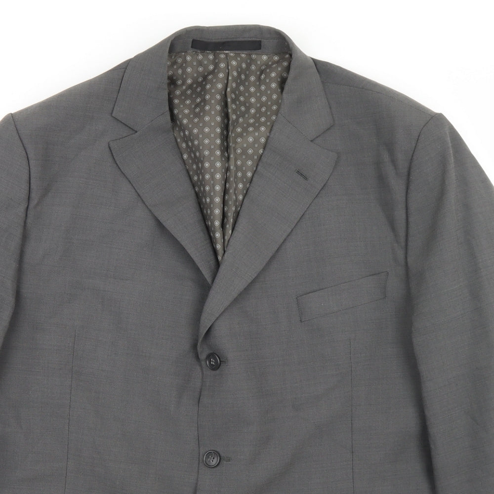 Mens UK Size 46 Marks and Spencer Regular Grey Suit Jacket
