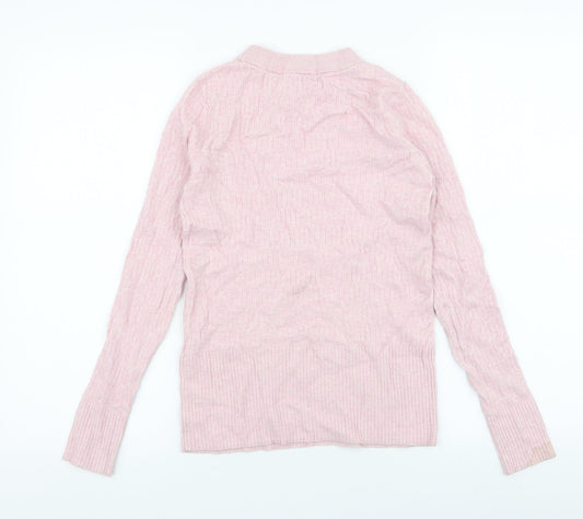Womens UK Size 8 Marks and Spencer Pink Pullover Jumper