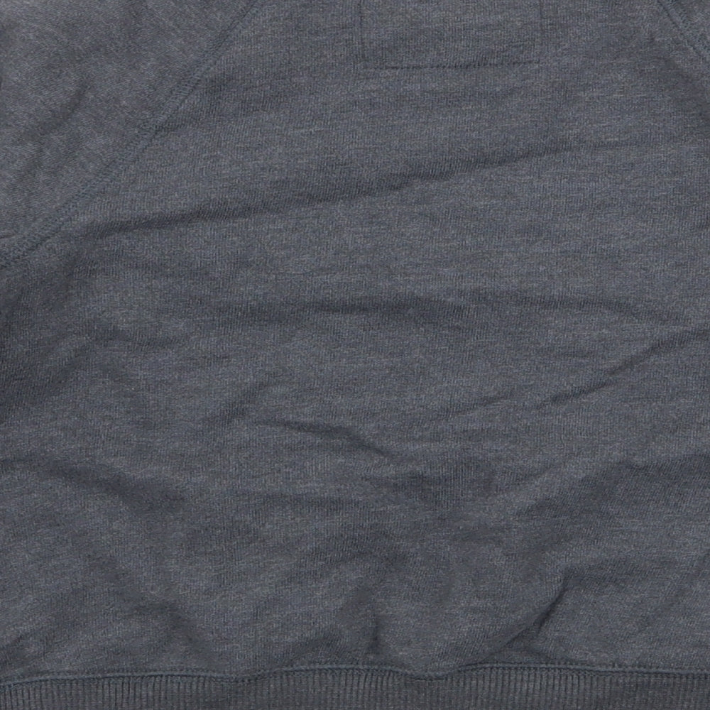 NEXT Boys Grey  Cotton Pullover Sweatshirt Size 7 Years  Pullover - Cool Story Santa, Christmas