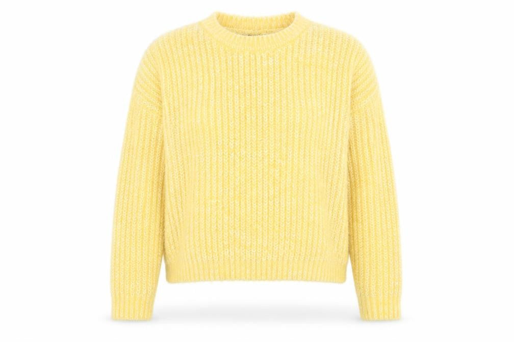 Womens UK Size M New Look Yellow Pullover Jumper