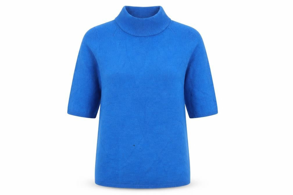 Womens UK Size 8 Marks and Spencer Blue Pullover Jumper