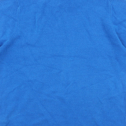 Womens UK Size 8 Marks and Spencer Blue Pullover Jumper