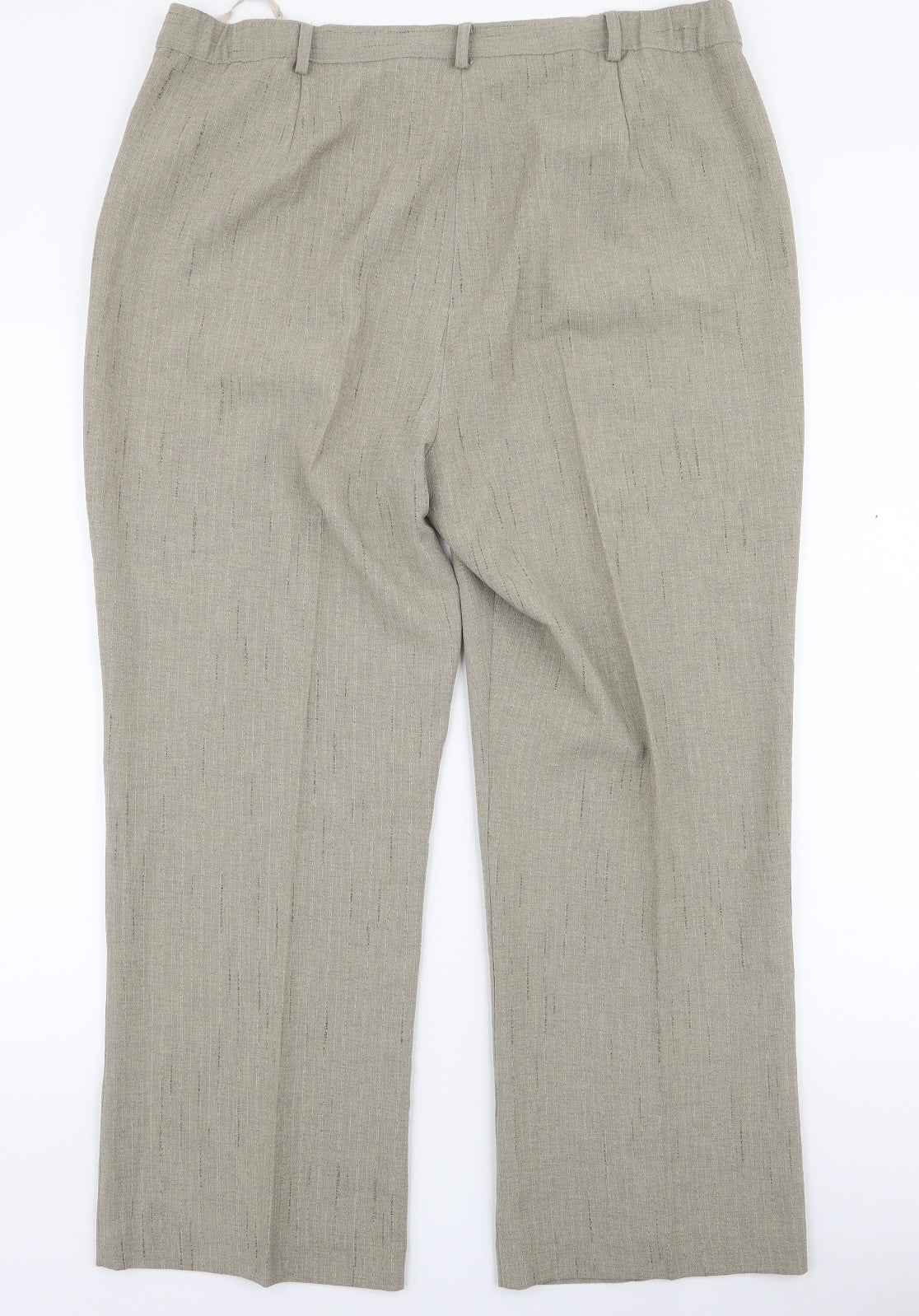 Womens UK Size 18 Alexara Regular Fit  Green Trousers