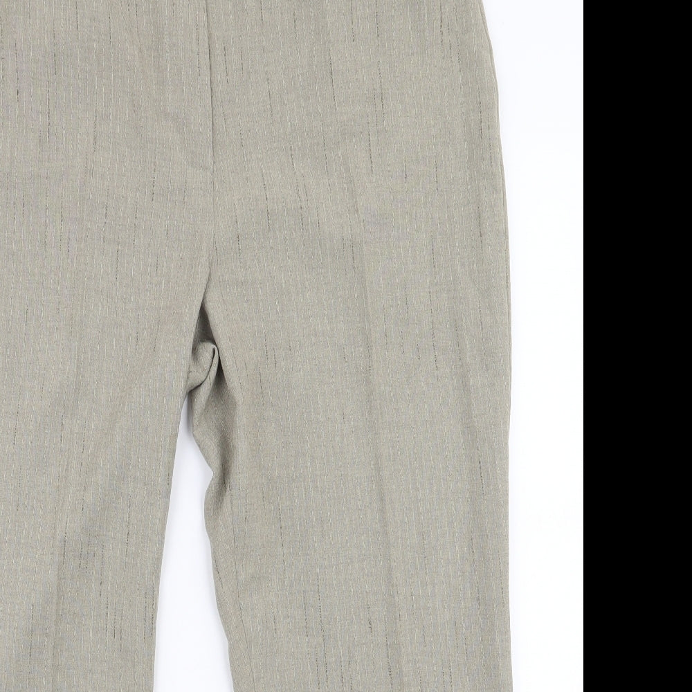 Womens UK Size 18 Alexara Regular Fit  Green Trousers