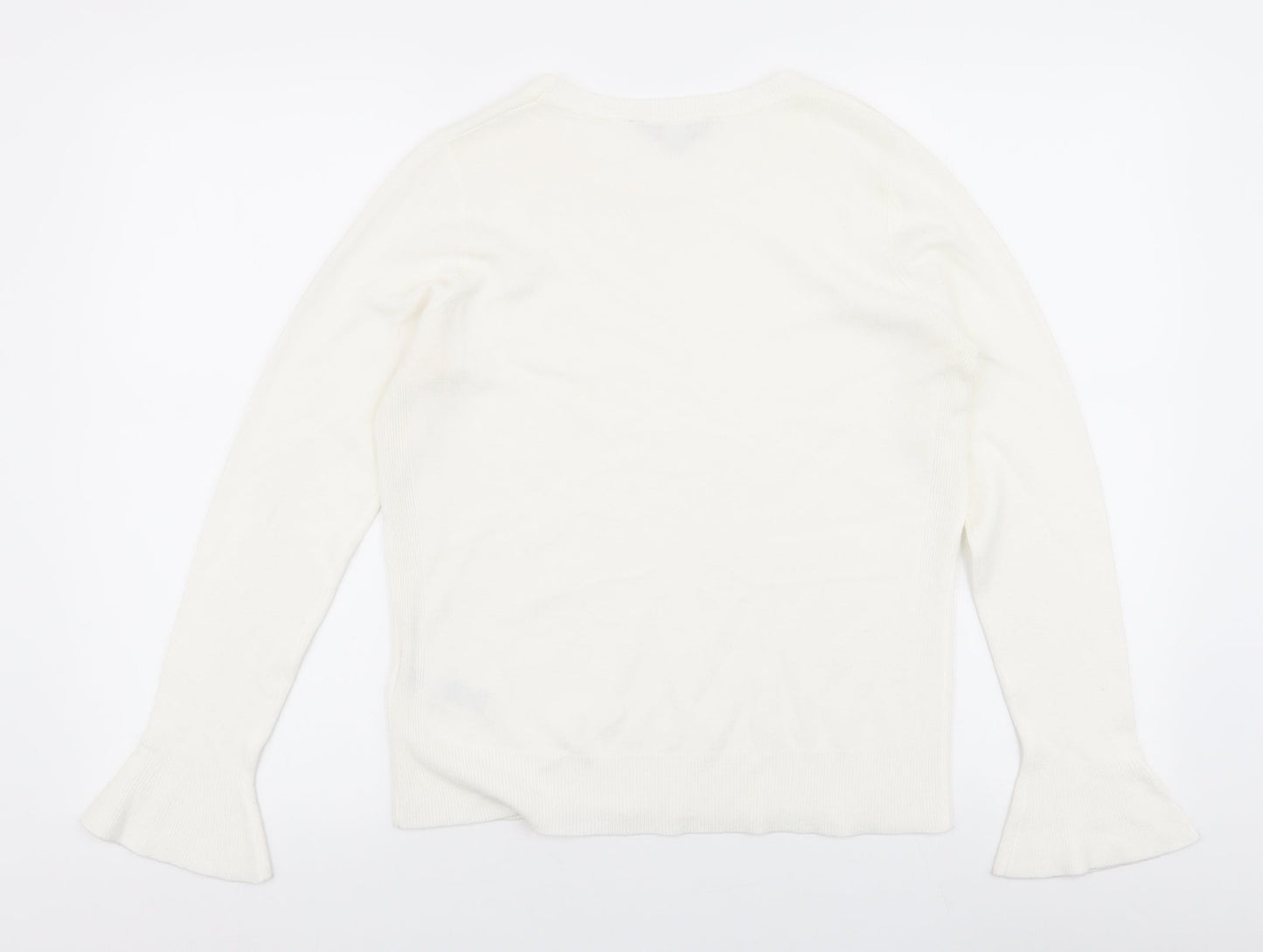 Womens UK Size 12 dorothy perkins White Pullover Jumper