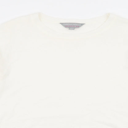 Womens UK Size 12 dorothy perkins White Pullover Jumper